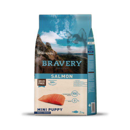 Bravery Mini Puppy Salmon 2KG