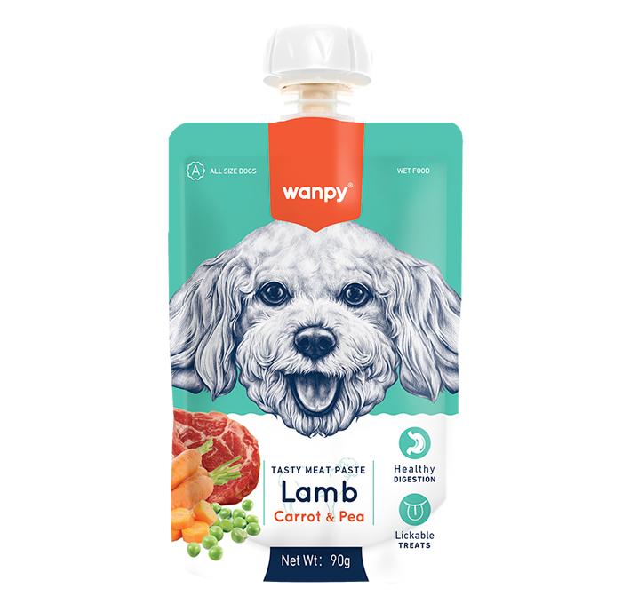 Wanpy Meat Paste Lamb Carrot & Pea 90G