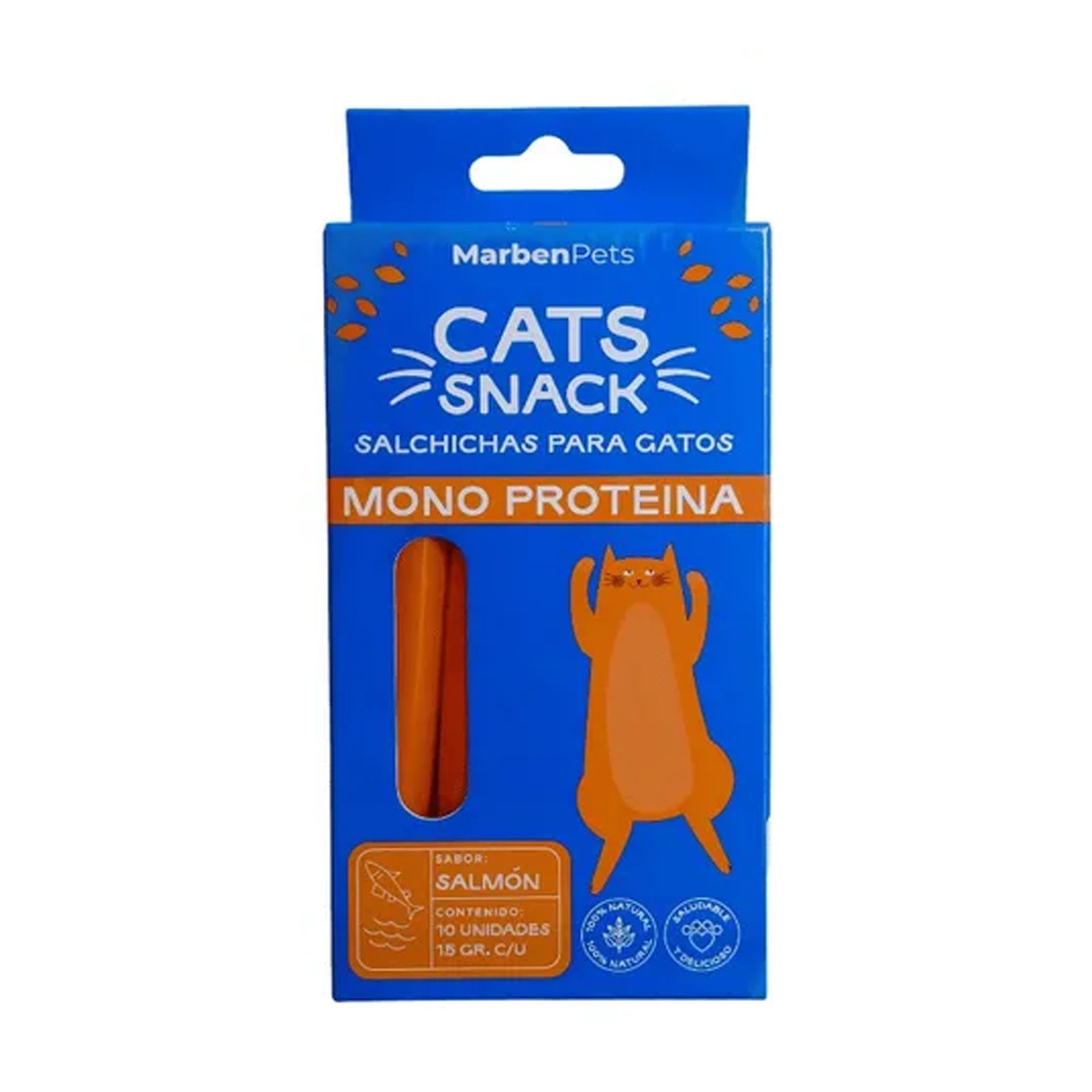 Cats Snack Salchichas Mono Proteicas de Salmon