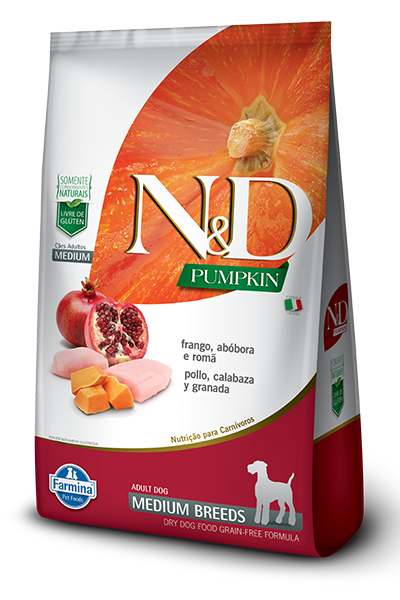 N&D Pumpkin Pollo Granada Zapallo Medium 2.5Kg
