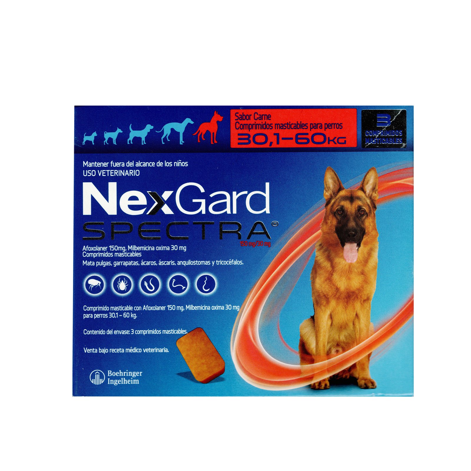 Nexgard Spectra x3 30,1 - 60 Kg