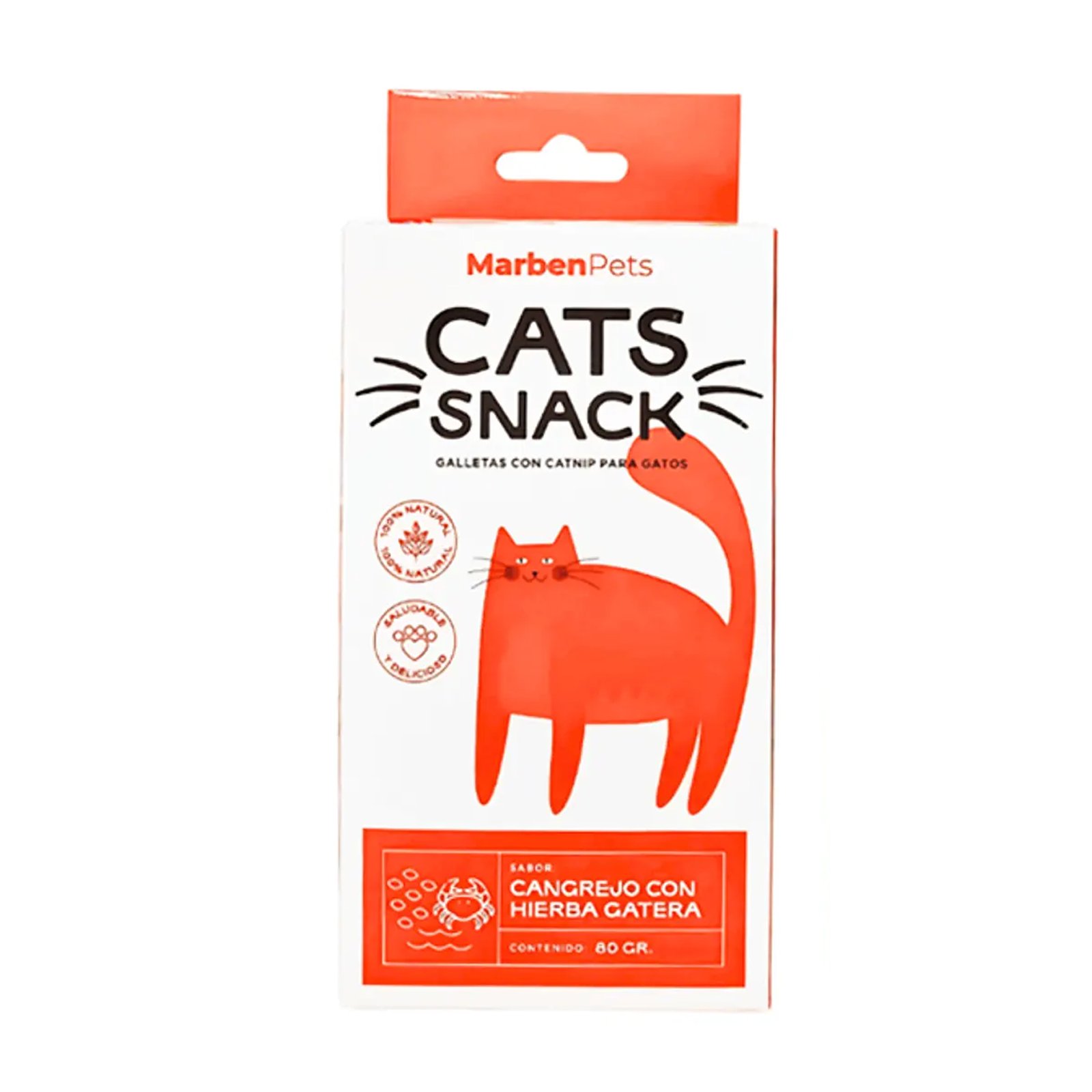 Cats Snack Galleta de Cangrejo con Hierba Gatera