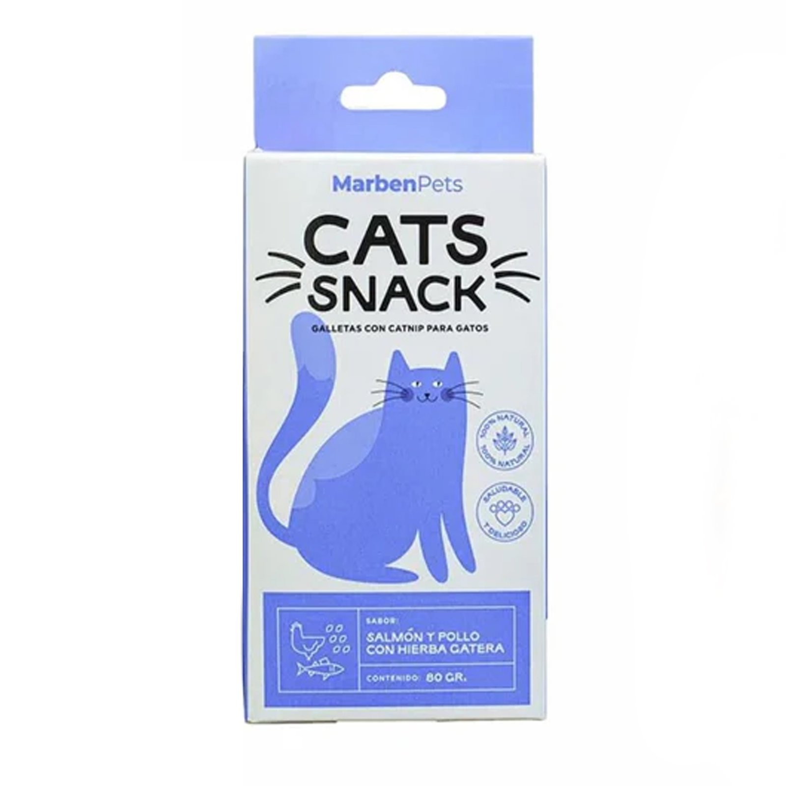 Cats Snack Galletas de Salmon y Pollo con Hierba Gatera