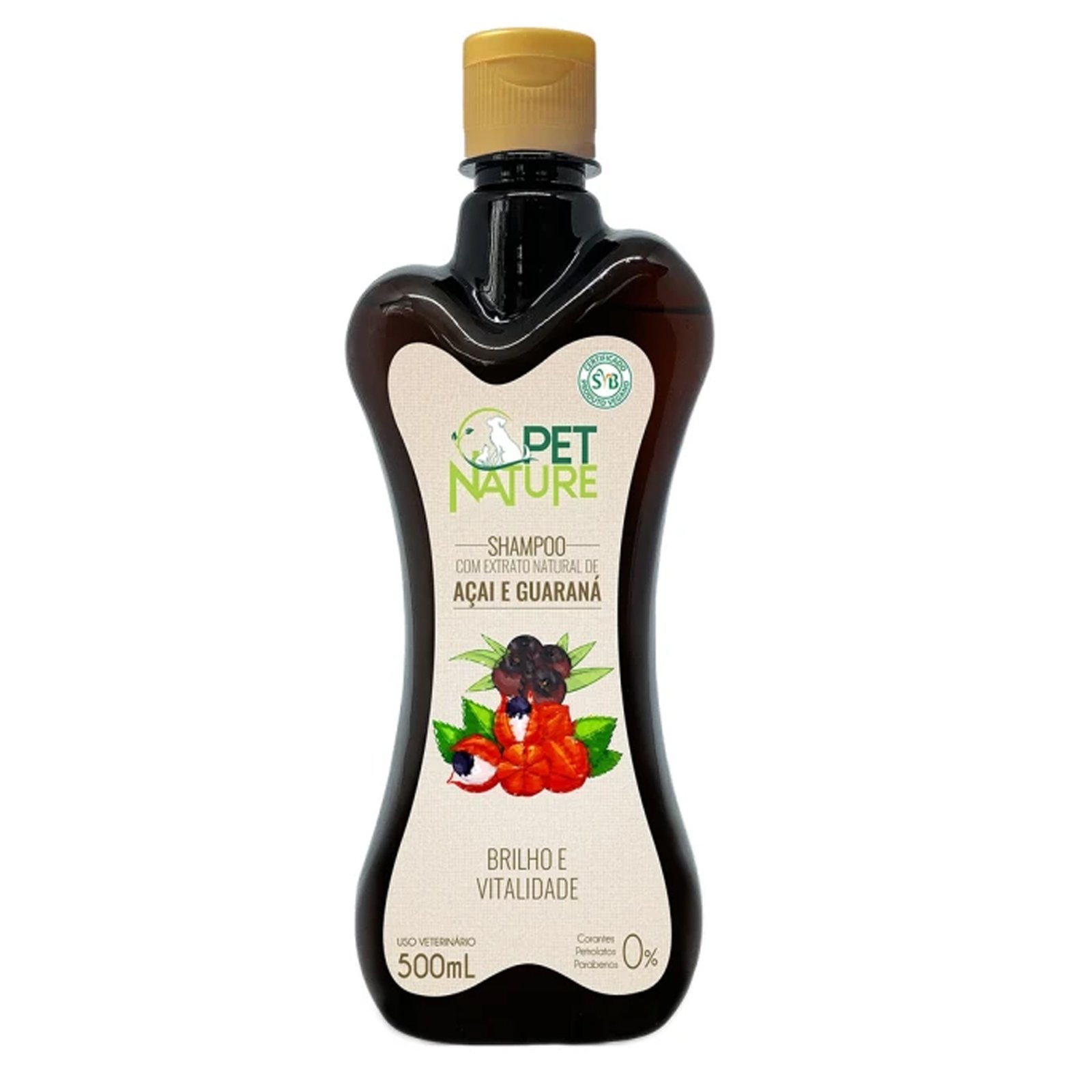 Petbrilho Shampoo Cai y Guarana 500Ml