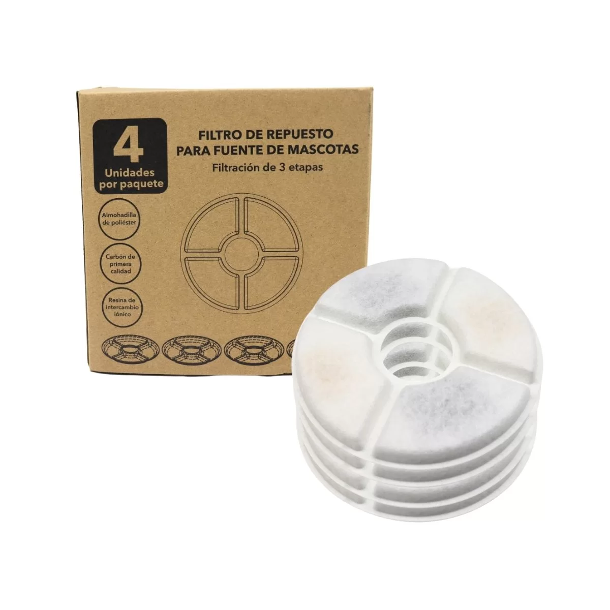 Marben Pets Repuesto de Filtro
