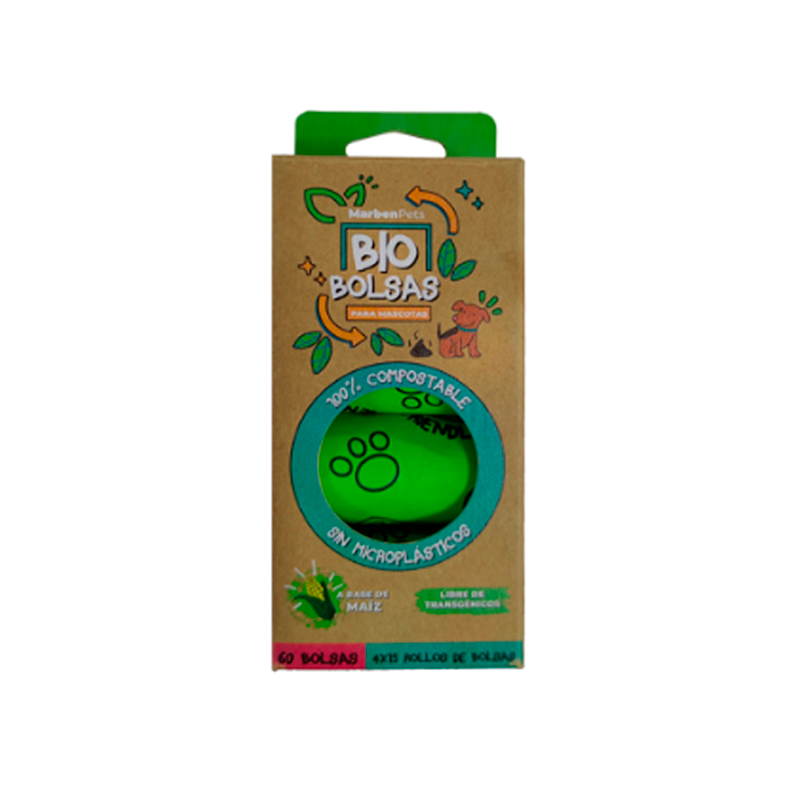 Marben Pets Bio Bolsas 4x 15