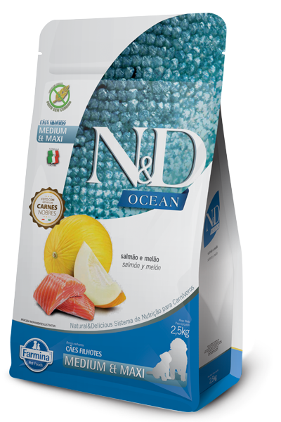 N&D Ocean Puppy Salmon y Melon 2.5Kg