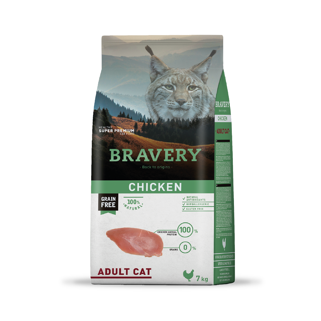 Bravery Adult Cat Chicken 7Kg