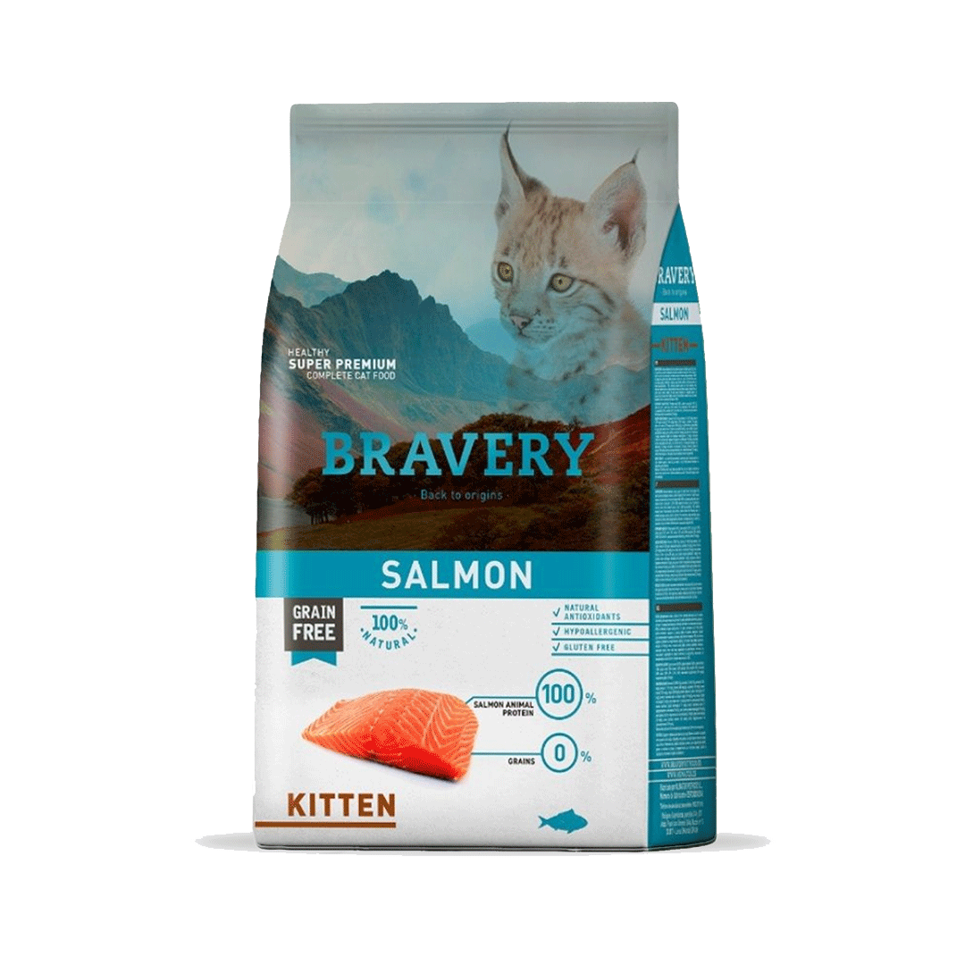 Bravery Kitten Salmon 2Kg